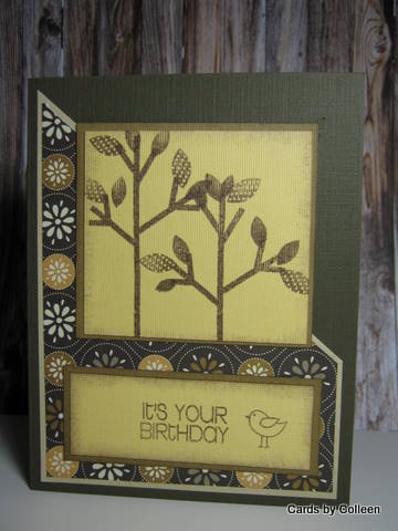 Birthday Trees
A more masculine birthday card to have on hand.

