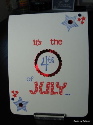 4th of July
Clean and simple, stamps, shiny paper and rhinestones to add sparkle.
Keywords: stars4you