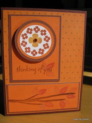 Orange thinking of you
Using this stamp set makes it so easy to coordinate everything.
