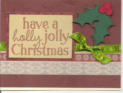 card design lifted from kwernerdesign.com/blog.  I love her videos and she has Holiday Card series where she is making a new card everyday during the week.  Love her designs.  I have made 3 out of 5 cards during the first week!!!
