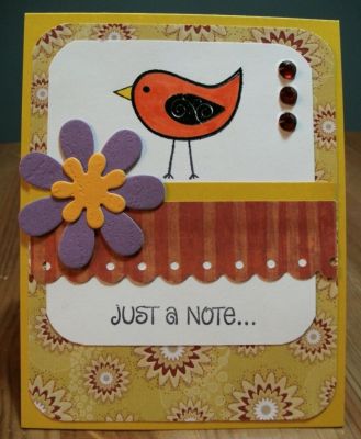 Just a note
From 2 sets, trees2bvuild and list2write. This is a set of cards for my friend who is retiring on Wednesday.
