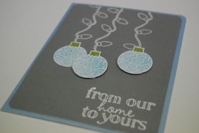 From our home 2 yours
A simple card using only Holly4Chrismas stamps and white embossing powder.
Keywords: Card, Christmas, embossing