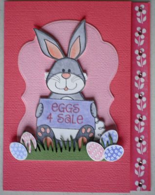 Eggs 4 Sale Card
Used bunny4easter and basic cardstock....Echo Park for flower edge
Keywords: bunny4easter