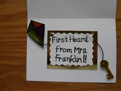 Inside of card
Inside of the "Go Fly A Kite" card created on 06/09/2010 by Jann Schott
Keywords: Kite, Cricut, Card