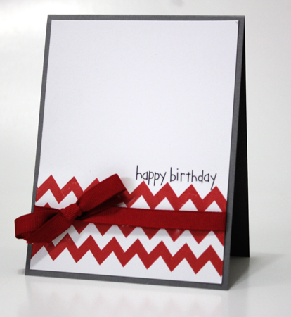 Happy Birthday
chevrons2stamp from The Stamps of Life
Ink from Clearsnap

TFL!
http://tamimayberry.blogspot.com/
Keywords: chevrons2stamp