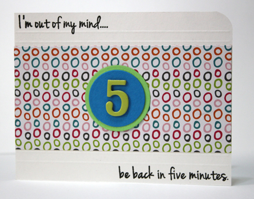 Back in 5
humor4women
Keywords: humor4women