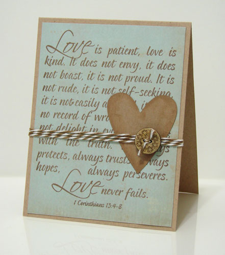 Love is (1)
Stamps:quote2love
Ink: Clearsnap Fluid Chalk
Heart die: Sizzix
Twine: The Twinery
Button: Jillibean Soup

TFL!
http://tamimayberry.blogspot.com/
Keywords: quote2love