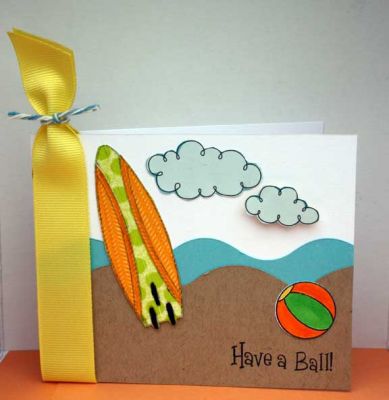 Have a Ball!
Read my blog post for full details!

http://bellalunapaperie.com/blog/?p=1056
Keywords: Ball, Surf Board, Washi Tape, Caffinated Cropper