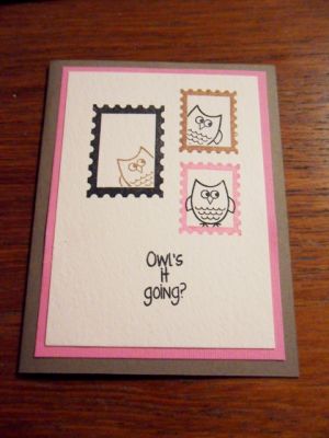 Stamping Owls
