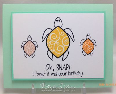 Snappy Birthday
I absolutely loved this set when I got it this month!  The sayings and fonts once again, blow me away!
