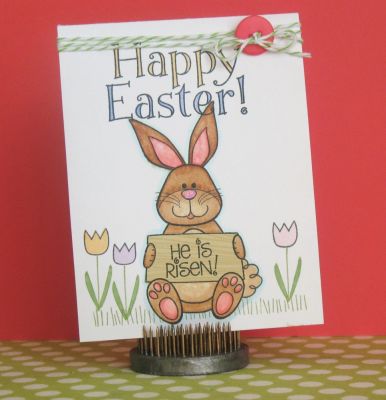 Happy Easter
I colored this guy with Copic markers.  I'm still trying to get the hang of using them. ;)  
Keywords: bunny4Easter