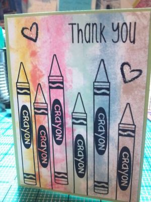Watercolor Crayons2stamp
