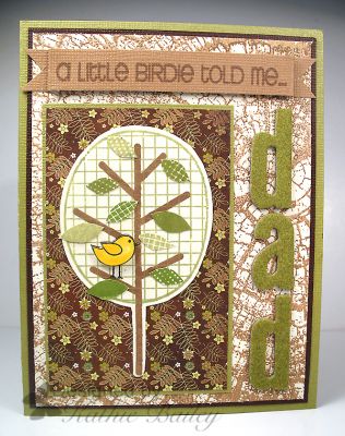 A Little Birdie
A fun card for my dad's 82nd birthday.
Keywords: dad masculine birthday