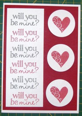 Will you be mine?
