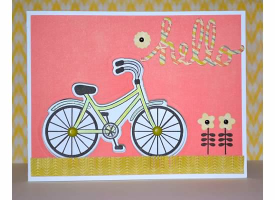 Amazing Birthday Bicycle
Keywords: bicycle2stamp bicycle die set  moremums2love birthday