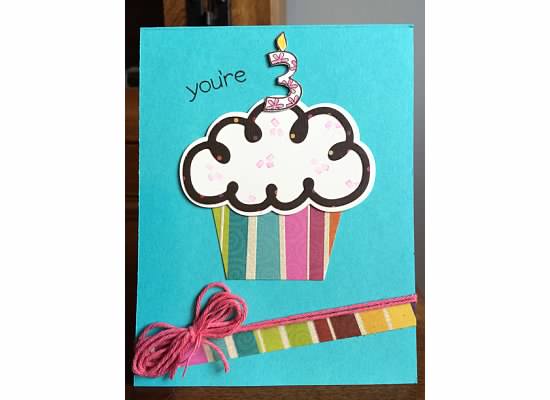 Happy Birthday#3 
Keywords: happyBday2you, cupcake die, numbers4cake