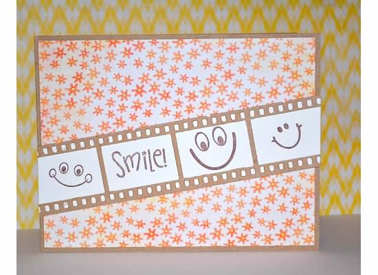 Smiles!
Keywords: filmstripdie faces4stamps smile