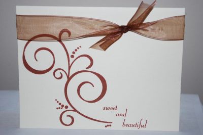 Wedding/Anniversary card
simple and easy!  inside i stamped another small swirl and ...love
Keywords: swirls2build wedding anniversary