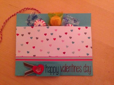 Happy Valentine's Day Treat Pouch-Open
