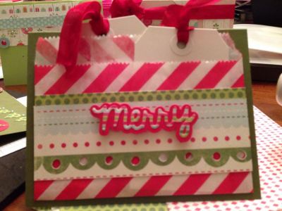 Merry Pocket with Tags
