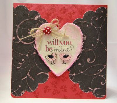Valentine Cards
Another card for Valentine's Day!  ;)  I had been dying to use this set and I'm on a roll! 
I really like the way this came out and hope you do too!
Keywords: Valentine's love birds