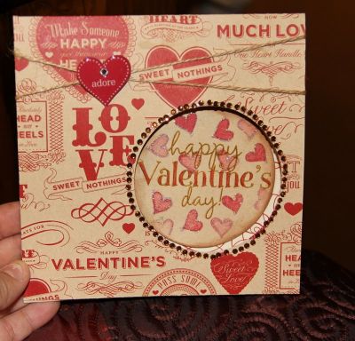 Love Love Love
Made this card with a peek a boo circle on the outside. 
Keywords: Valentine's, love, hearts, red,romantic