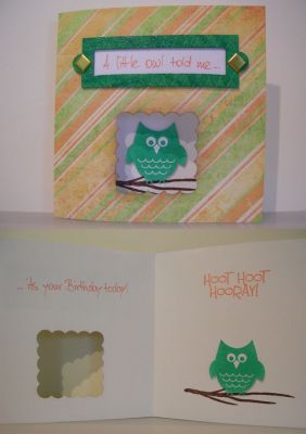 A little owl told me ...
