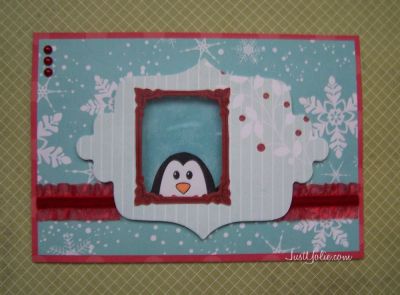 Happy Everything
I used Pneguins4Christmas & Stamps4FancyLabels.  I masked to get the sentiment "Happy Everything" using Penguins4Christmas and Scream4IceCream.

