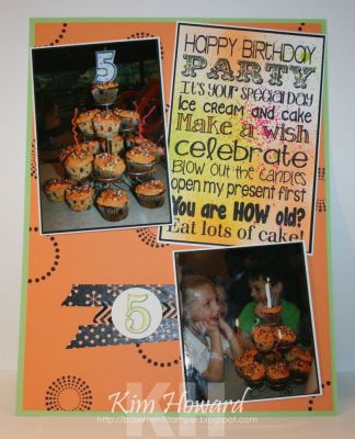 5th Birthday
Page details:
Stamps: Birthday4subways and Back2Basics from The {Stamps} of Life
Cardstock: Basic Black, Whisper White, Creamsicle Cardigan and Green With Envy
Inks: Color Box by Stephanie Barnard- Licorice and Tangerine (reinker)
Embellishments: Washi Tape from Crafty Steals, chipboard from Urban Couture

Keywords: birthday4subways back2basics