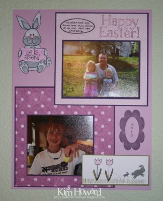 Kim Howard-Design Team
Scrapbook page of my kiddos from last year.
Keywords: Bunny4Easter Tinyand2cute