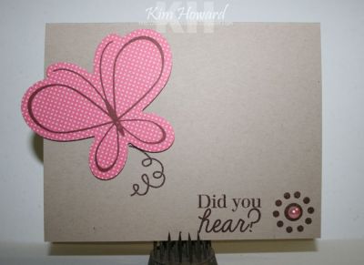 *Did you hear?
Card details:
Stamps: Phone4you and Butterfly2build from The {Stamps} of Life
Cardstock: Crumb Cake, My Mind's Eye "Dwell"
Inks: Color Box by Stephanie Barnard-Chocolate
Embellishments: Butterfly die from The {Stamps} of Life, Kaiser Craft Rose Pearls
Keywords: Phone4you Butterfly2build