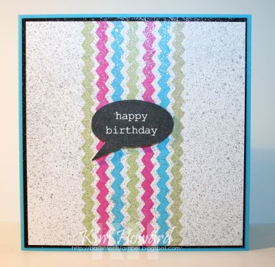 *Happy Birthday Chevron
Card details:
Stamps: Talk4phone and Quick2border from The {Stamps} of Life
Cardstock: Tempting Turquoise, Basic Black, Whisper White
Inks: Tempting Turquoise, Pink Passion, Certainly Celery, Perfect Little Black Dress
Embellishments: Smooch Spritz Silver from Tsukineko
Keywords: Talk4phone Quick2border