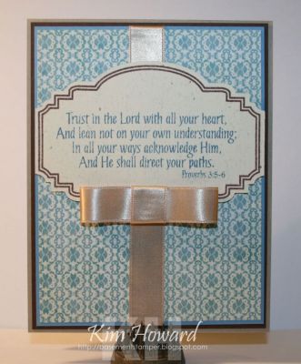 **Trust in the Lord
Card details:
Stamps:  Calm2keep and Praises4him from The {Stamps} of Life
Cardstock: Dark Chocolate, Marina Mist, Confetti Cream, My Mind's Eye Bluebell
Inks: Color Box by Stephanie Barnard-Chocolate and Cornflower
Embellishments: Majestic Labels from Sizzix for Stephanie Barnard, Kraft Like a Rockstar ribbon from Clear &amp; Simple Stamps
Keywords: calm2keep praises4him