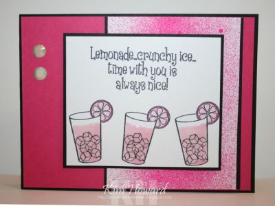 *Crunchy Ice
Card details:
Stamps: Lemonade2drink from The {Stamps} of Life
Cardstock: Basic Black, Whisper White, Melon Mambo
Inks: Memento Tuxedo Black, copic markers, Stephanie Barnard Sprays-Guava
Embellishments: 3D Crystal Lacquer, Want2Scrap Mother of Pearl Rhinestones
Keywords: Lemonade2drink