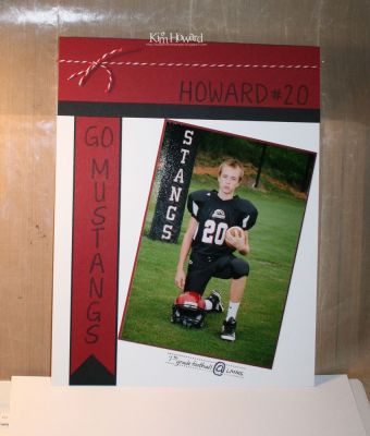 Go Mustangs!
Created a page of my son with his current football picture.  The letters and numbers set is perfect for titles on scrapbook pages.
Keywords: crayonletters2stamp numbers2stamp