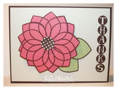 *Thanks
I love this flower!  I stamped it twice on patterned paper to give it some dimension.
Keywords: sea2flower