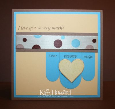 Love & Kisses
Uses the love2hug set as well as the rounded tag framelits from sizzix
Keywords: love2hug quote2love