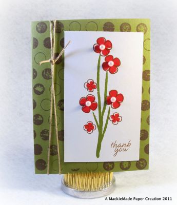 Thank You
Love, love, love this new stamp set!!!!! Love, love, love the new ink pads!!!!!!!

http://mackiemade.com
Keywords: branches4flowers
