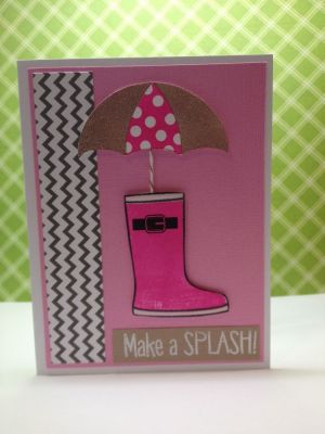 Loved combining the boots and umbrella set!
