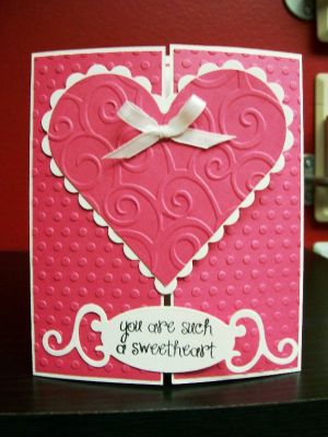 Sweetheart
This is done as a gatefold card 
