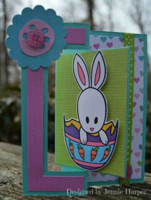 Bunny
Keywords: Sizzix Rectangle/Gift Card Flip-its Card Set