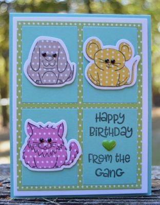 Happy Birthday
Sizzix Mini Pudgies
