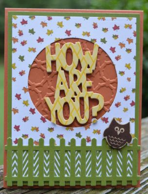 How Are You?
Keywords: SizzixFlowersFence