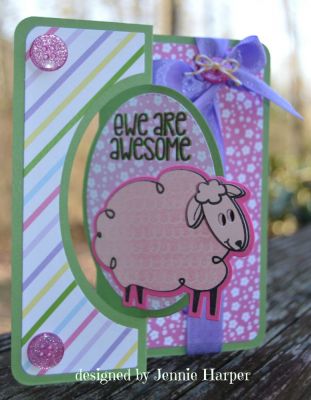 Ewe Are Awesome
Keywords: sheep2stamp VerticalOvalFlipit SizzixOvalFlipits, Sizzix