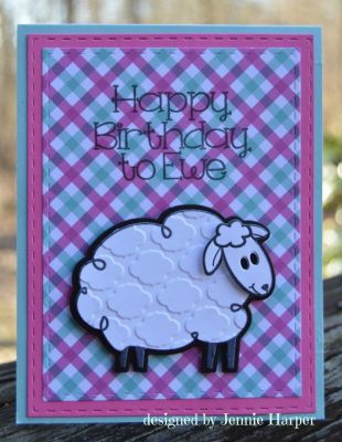 Happy Birthday to Ewe
Keywords: StitchedRectangleDies, Sizzix
