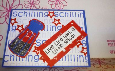 Spicy Family Series- Fun and Encouragement for Kee
Her favorite color is blue, and she loves Americana! :)
