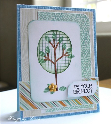 It's Your Birthday card
Keywords: Stamping, Trees