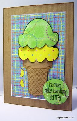 Lemon and Pistachios Cone
Keywords: scream4icecream, use 'em with anything citrus, kraft paper