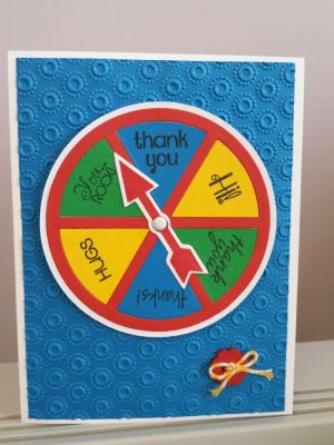 Thank You Spinner Card
Keywords: Thank you, Spinner2stamp