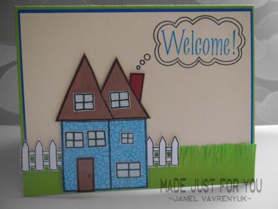Made Just For You
My first Club Set!  I had fun playing with this set using paper piecing, it is so easy with your stamps.  I can't wait for next months!
